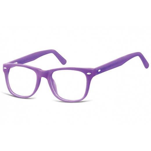 Okulary dziecięce zerówki Nerdy AK48D fioletowe ze sklepu Stylion w kategorii Akcesoria dziecięce - zdjęcie 107784207