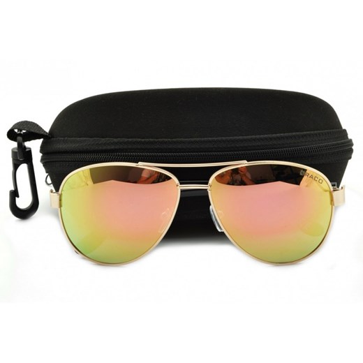 Różowe Okulary Pilotki damskie Polaryzacyjne aviator Lustrzanki STP14A ze sklepu Stylion w kategorii Okulary przeciwsłoneczne męskie - zdjęcie 107784599