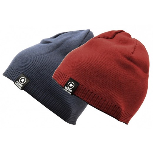 Dwustronna Męska Zimowa Czapka Bordo/Granat - L/XL REDSD ST-514E ze sklepu Stylion w kategorii Czapki zimowe męskie - zdjęcie 107784907