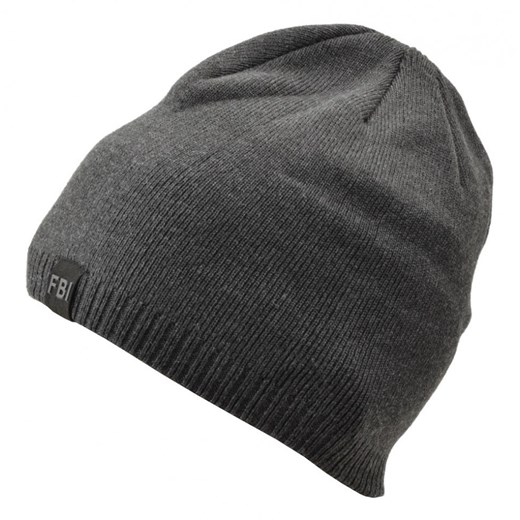 Męska Zimowa Czapka Grafitowa z polarem - L/XL FBI ST-508C Stylion Stylion