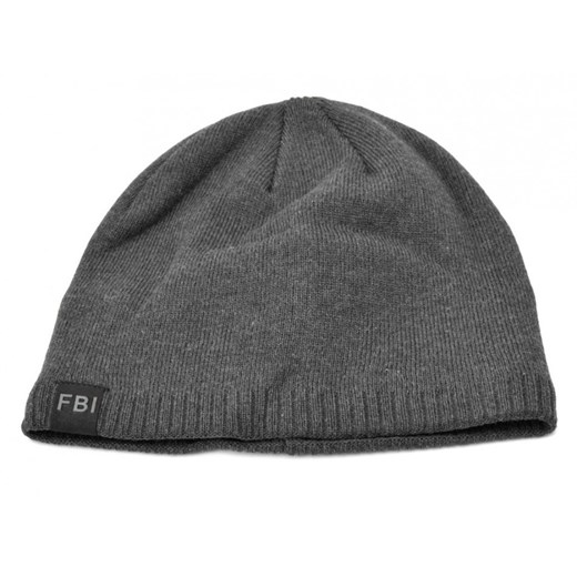 Męska Zimowa Czapka Grafitowa z polarem - L/XL FBI ST-508C Stylion Stylion