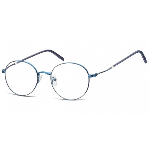 Lenonki okrągłe Okulary oprawki optyczne 927J niebieskie ze sklepu Stylion w kategorii Oprawki do okularów męskich - zdjęcie 107785155