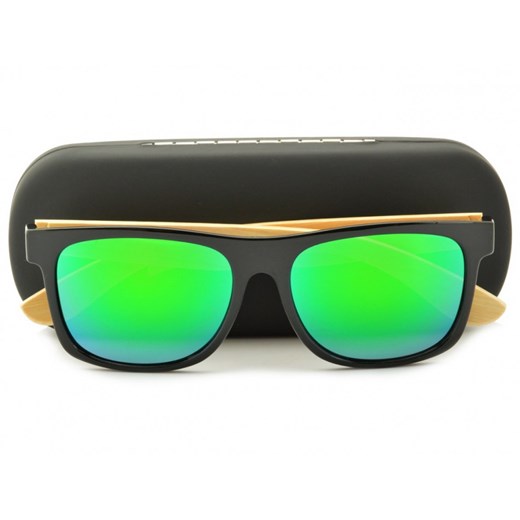 Drewniane okulary BAMBUSOWE nerdy przeciwsłoneczne z polaryzacją POL-853 ze sklepu Stylion w kategorii Okulary przeciwsłoneczne męskie - zdjęcie 107785699