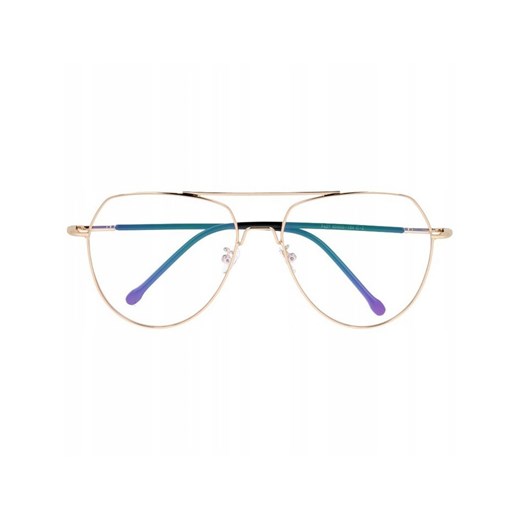 Okulary z filtrem światła niebieskiego do komputera zerówki T7589A ze sklepu Stylion w kategorii Okulary korekcyjne damskie - zdjęcie 107786156