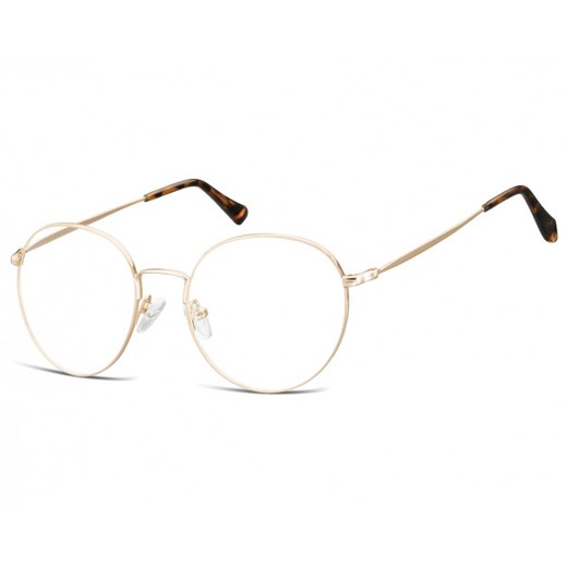 Lenonki okrągłe Okulary oprawki optyczne 915B złote ze sklepu Stylion w kategorii Oprawki do okularów męskich - zdjęcie 107786585