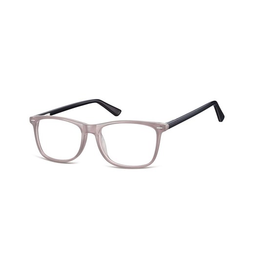 Zerówki klasyczne okulary oprawki Sunoptic CP153D szare, flex ze sklepu Stylion w kategorii Okulary zerówki męskie - zdjęcie 107786595