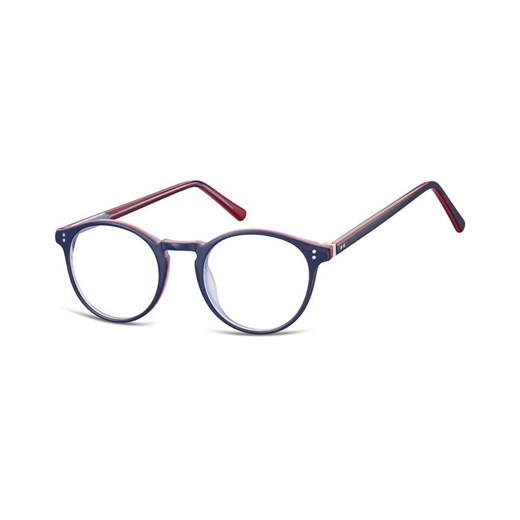 Okrągłe okulary oprawki zerowki korekcyjne Sunoptic AC43F ze sklepu Stylion w kategorii Okulary korekcyjne męskie - zdjęcie 107786868