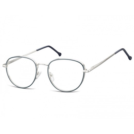 Owalne Okulary oprawki optyczne 918F granatowo-srebrne ze sklepu Stylion w kategorii Oprawki do okularów męskich - zdjęcie 107786988