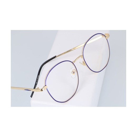 Okulary lenonki owalne z filtrem BLUE LIGHT do komputera zerówki 2538-3 ze sklepu Stylion w kategorii Okulary korekcyjne damskie - zdjęcie 107787019