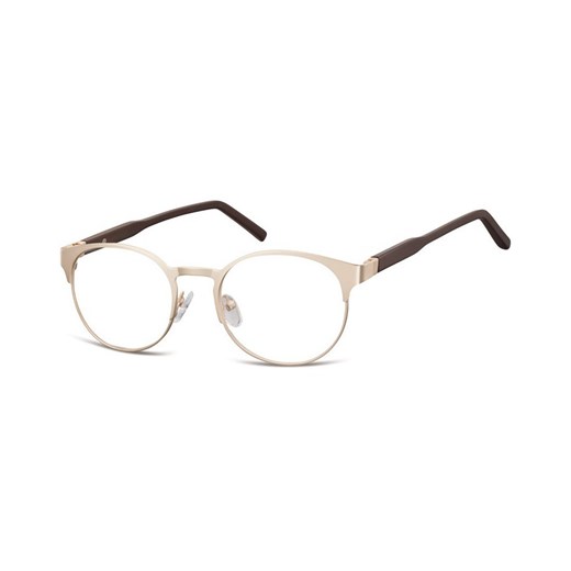 Zloto brazowe Okulary Oprawki okrągłe korekcja Sunoptic 994I ze sklepu Stylion w kategorii Okulary korekcyjne męskie - zdjęcie 107788976