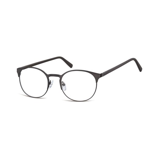 Czarne Okulary Oprawki okrągłe metalowe Sunoptic 995F Sunoptic Stylion