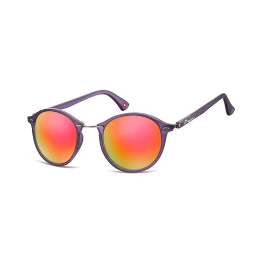 Okragle okulary przeciwsloneczne lustrzanki MS22G ze sklepu Stylion w kategorii Okulary przeciwsłoneczne męskie - zdjęcie 107789129