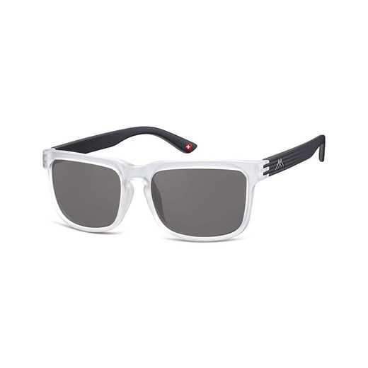 Nerdy okulary przeciwsłoneczne MONTANA S26E czarno-transparentne ze sklepu Stylion w kategorii Okulary przeciwsłoneczne męskie - zdjęcie 107789676