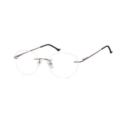 Bezramkowe Okulary Oprawki okrągłe korekcyjne Sunoptic 985B jasno-grafitowe ze sklepu Stylion w kategorii Okulary korekcyjne męskie - zdjęcie 107789919