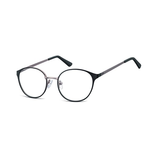 Oprawki okularowe kocie oczy damskie stalowe Sunoptic 941 czarne ze sklepu Stylion w kategorii Okulary korekcyjne damskie - zdjęcie 107789965