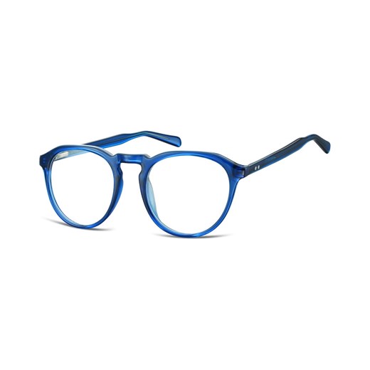 Okrągłe Okulary oprawki Lenonki zerówki korekcyjne Sunoptic AC21D ciemny niebieski ze sklepu Stylion w kategorii Okulary zerówki męskie - zdjęcie 107789985