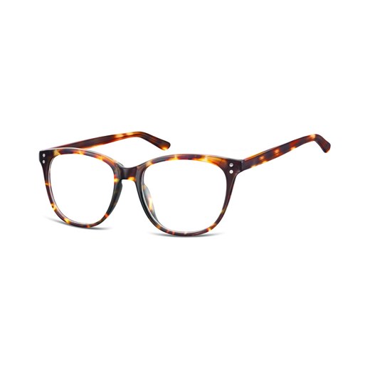Okulary oprawki zerówki korekcyjne Unisex Sunoptic AC22E jasna panterka ze sklepu Stylion w kategorii Okulary zerówki męskie - zdjęcie 107789999
