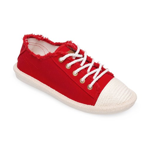 Trampki damskie Ideal Shoes X-9716 Czerwone Twojeobuwie.pl 40 twojeobuwie.pl
