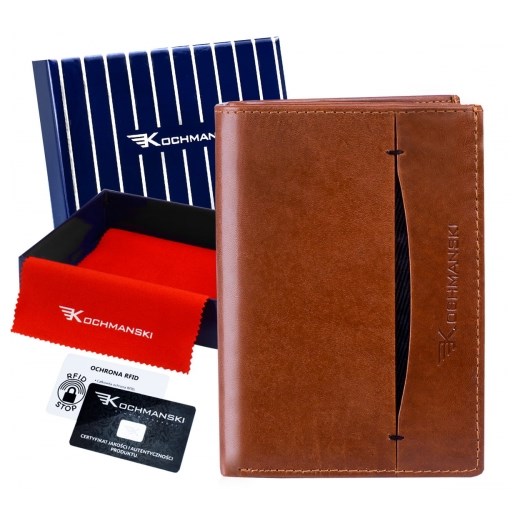 KOCHMANSKI skórzany portfel męski PREMIUM 3166 Kochmanski Studio Kreacji® Skorzany