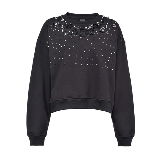 Felpa Vago Con Ricami E Perle Pinko M showroom.pl