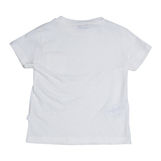 T-shirt chłopięce biały Il Gufo z krótkim rękawem bawełniany 