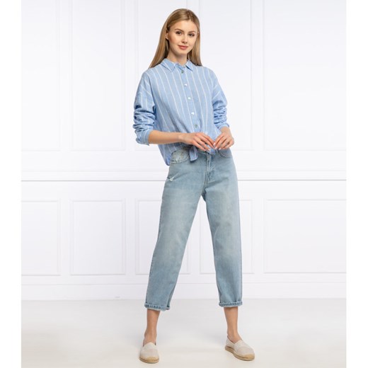 Tommy Jeans Lniana koszula | Relaxed fit Tommy Jeans S Gomez Fashion Store