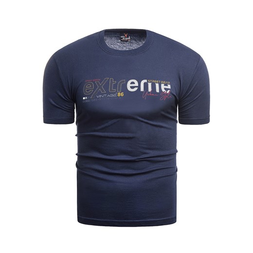 Męska koszulka Lexx Extreme granat Risardi M promocyjna cena Risardi