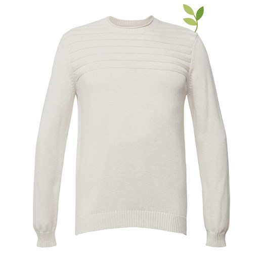 Sweter w kolorze białym Esprit M Limango Polska