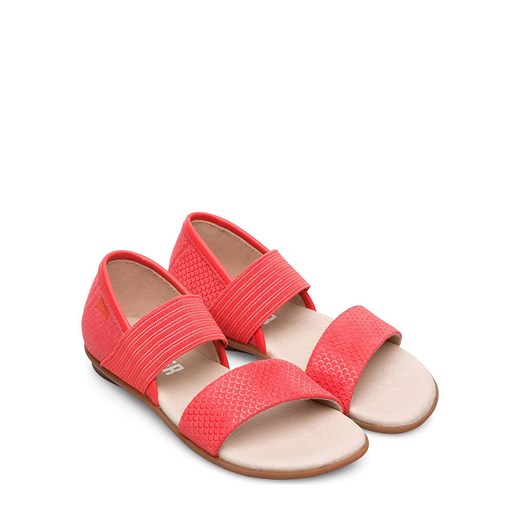 Skórzane sandały "Right" w kolorze różowym Camper 28 Limango Polska