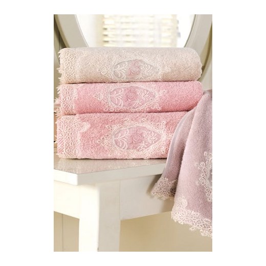 Szlafrok DESTAN + ręczniki + pudełko Soft Cotton S SoftCotton.pl