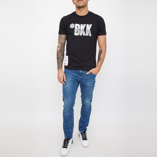 T-shirt męski BIKKEMBERGS wielokolorowy z krótkim rękawem 