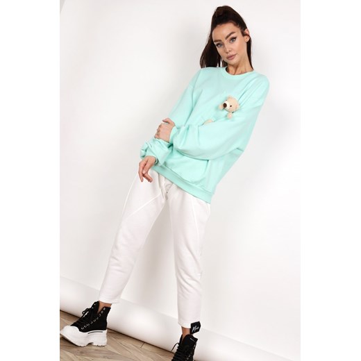 Oversize'owa bluza z misiem U Candivia 2021