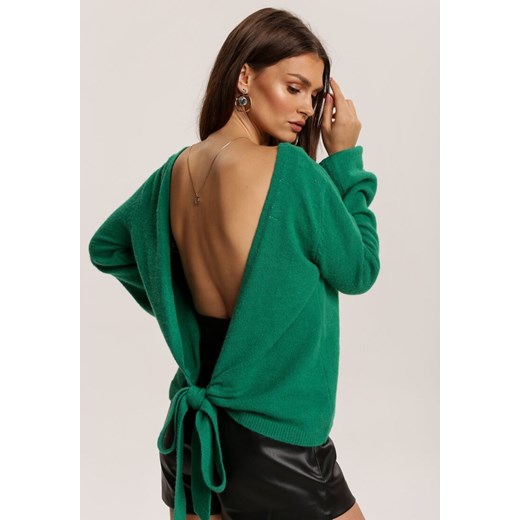 Zielony Sweter Meridieth Renee S/M wyprzedaż Renee odzież