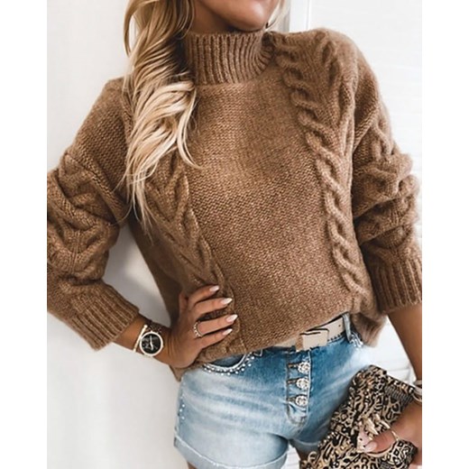 Sweter damski Kendallme z golfem