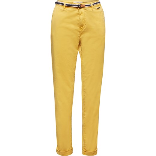 Spodnie damskie Esprit żółte 
