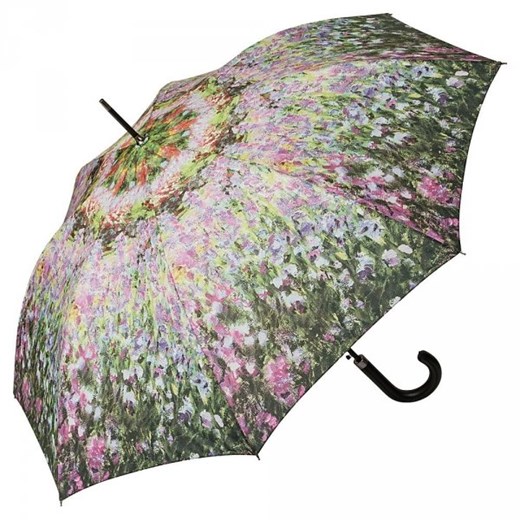 Ogród Moneta parasol długi ze skórzaną rączką Von Lilienfeld  Parasole MiaDora.pl
