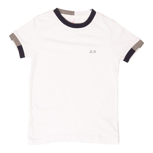 T-shirt chłopięce Sun 68 biały z krótkim rękawem 
