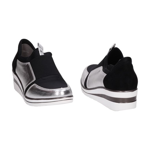 Buty sportowe damskie Suzana.pl na jesień na koturnie bez zapięcia 