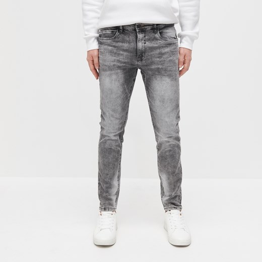 Reserved - Spodnie jeansowe skinny - Jasny szary Reserved 32 wyprzedaż Reserved