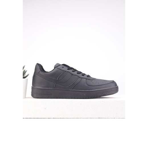 Buty sportowe czarne 2 Palerma Yourshoes 40 wyprzedaż YourShoes