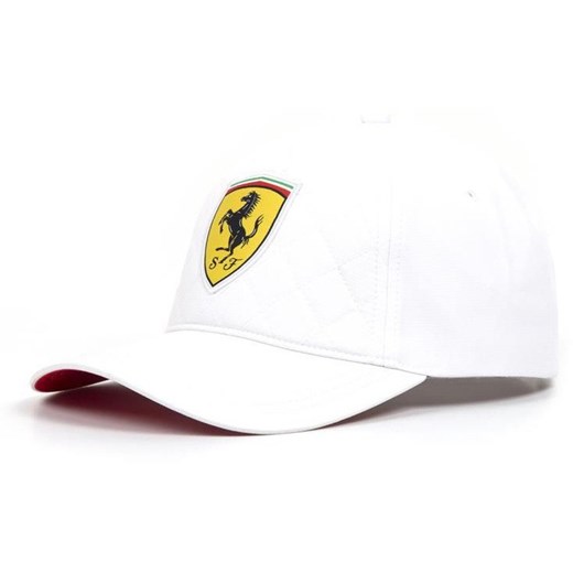 Czapka Scuderia Ferrari Quilt biała Ferrari uniwersalny MotoFanStore