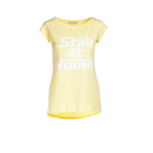 Żółty T-shirt Loraisea Renee L wyprzedaż Renee odzież
