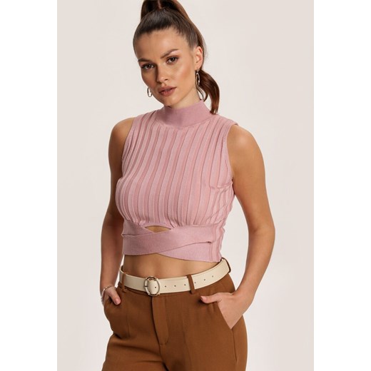 Różowa Bluzka Zarintyse Renee S/M promocyjna cena Renee odzież