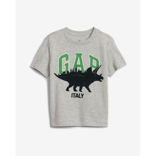 T-shirt chłopięce Gap bawełniany z haftami 