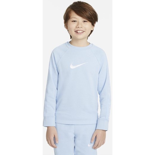Bluza dla dużych dzieci (chłopców) Nike Sportswear Swoosh - Niebieski Nike M Nike poland