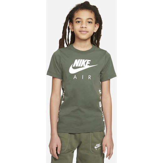 T-shirt dla dużych dzieci (chłopców) Nike Air - Brązowy Nike L Nike poland