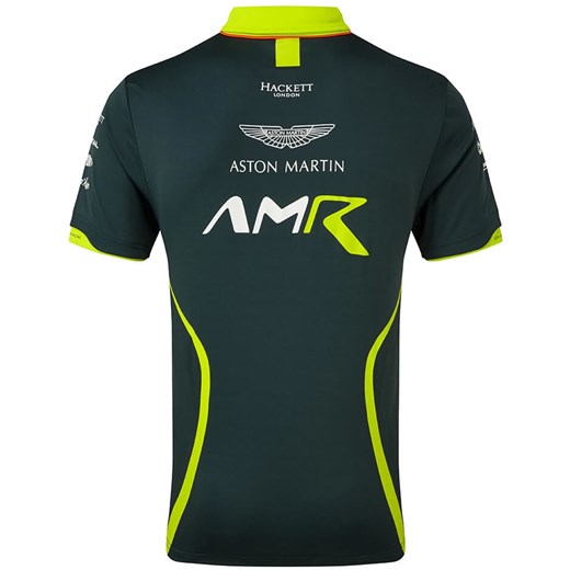T-shirt męski Aston Martin Racing z krótkimi rękawami 