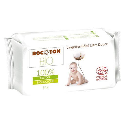 Chusteczki nawilżone dla dzieci i niemowląt 54szt BOCOTON Bocoton ZielonySzop