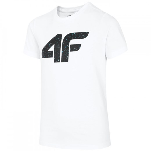 4F Koszulka Dziecięca T-shirt Biała 122 darcet