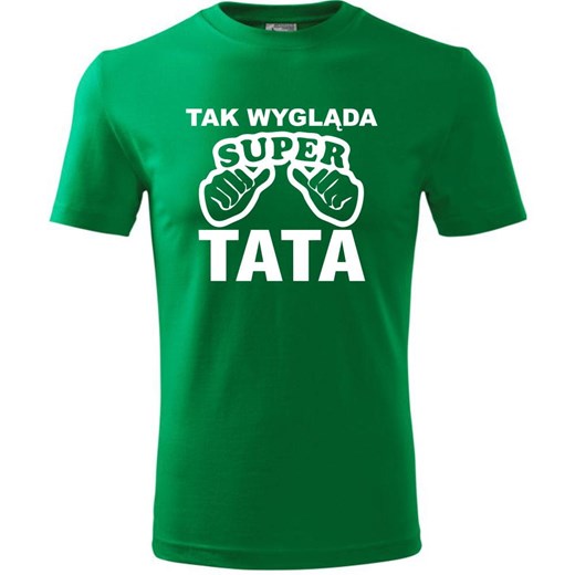 T-shirt męski wielokolorowy TopKoszulki.pl młodzieżowy z napisami na wiosnę 